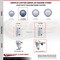 Service Caster 3.5 Inch Blue Poly Swivel 7/8 Inch Square Stem Caster with Total Lock Brake SCC SCC-SQTTL20S3514-PPUB-BLUE-78 - alternate 4